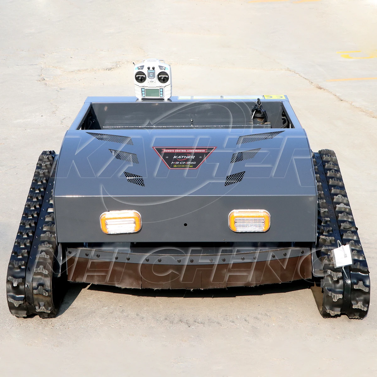 KATHER Self-Propelled Remote Control Robot Lawn Mower 550mm-1000mm Loncin Gasoline Engine 196cc Displacement for DIY Garden Care