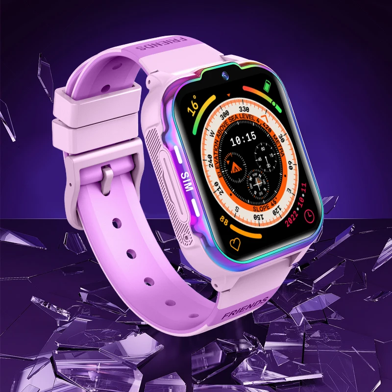 Children's Smart Watch Video Call GPS WIFI 4G Network SIM card LBS Android smart watch for kid