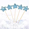 Five-pointed star/blue