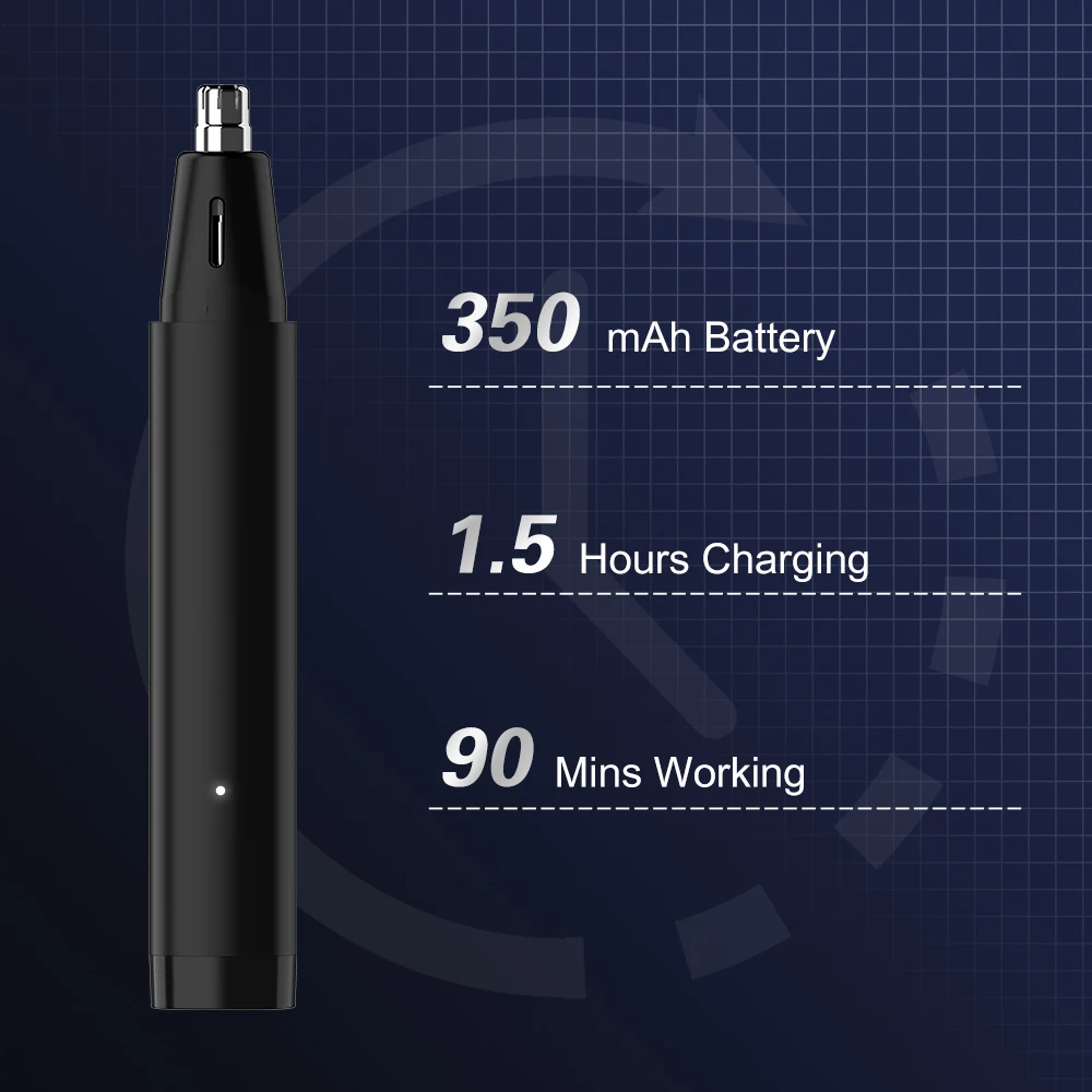 Съемный портативный беспроводной Перезаряжаемый водонепроницаемый безболезненный прибор для удаления волос электрический триммер в ушах и