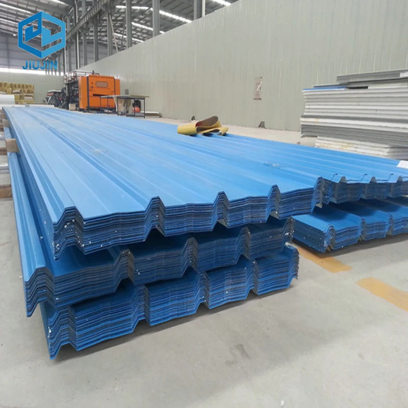Кровельный лист из оцинкованного металла AZ60 RAL5052 дешевый кровельный гофрированной стали с цветным