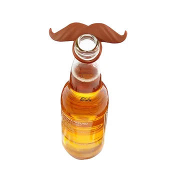 OKSILICONE Free Sample Silicone Wine Glass Marker Custom Identify Mustache Wine Bottle Charm for Party Markers