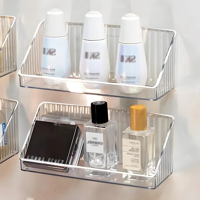 Promotingsprodukter Veggmontert Vertikal Transparent Plastboks Speilskab Organiser Badeskab