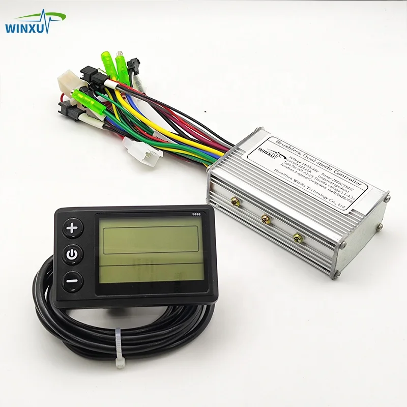 Kit Contrôleur LCD Pour Vélo électique – Écran étanche – Moteur Brushless 24V-48V 250W/350W