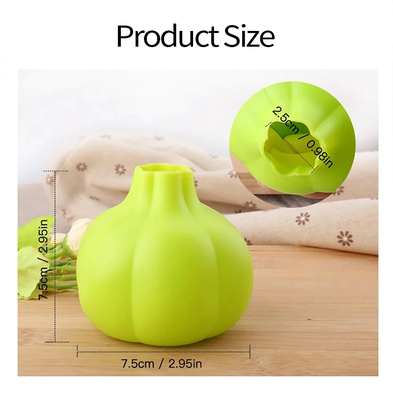 Wholesale Kitchen Gadgets Kitchen Tools Food Grade Round Garlic Shape