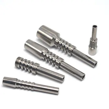 CNC Machined Titanium Nectar Collector Nails - Precision Engineered  Nails with Multiple Sizes for Dabbing Accessories