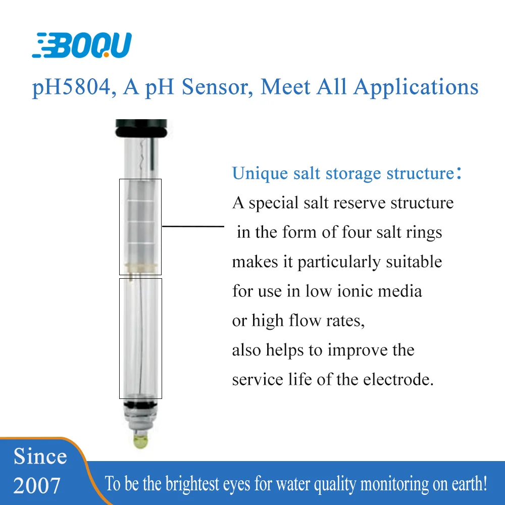 High Temperature High Pressure Ph Sensor 135 Degree 13 Bar For