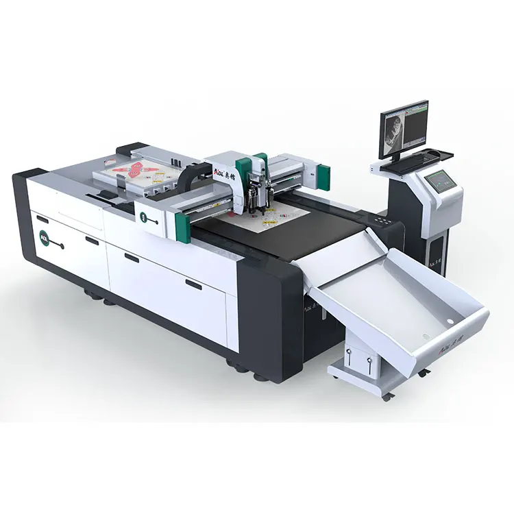 AOL 1070 Plus the Newest Generation Paper Flatbed Pattern Sticker Printing Label Kiss Drag Plotter Cutting Machine
