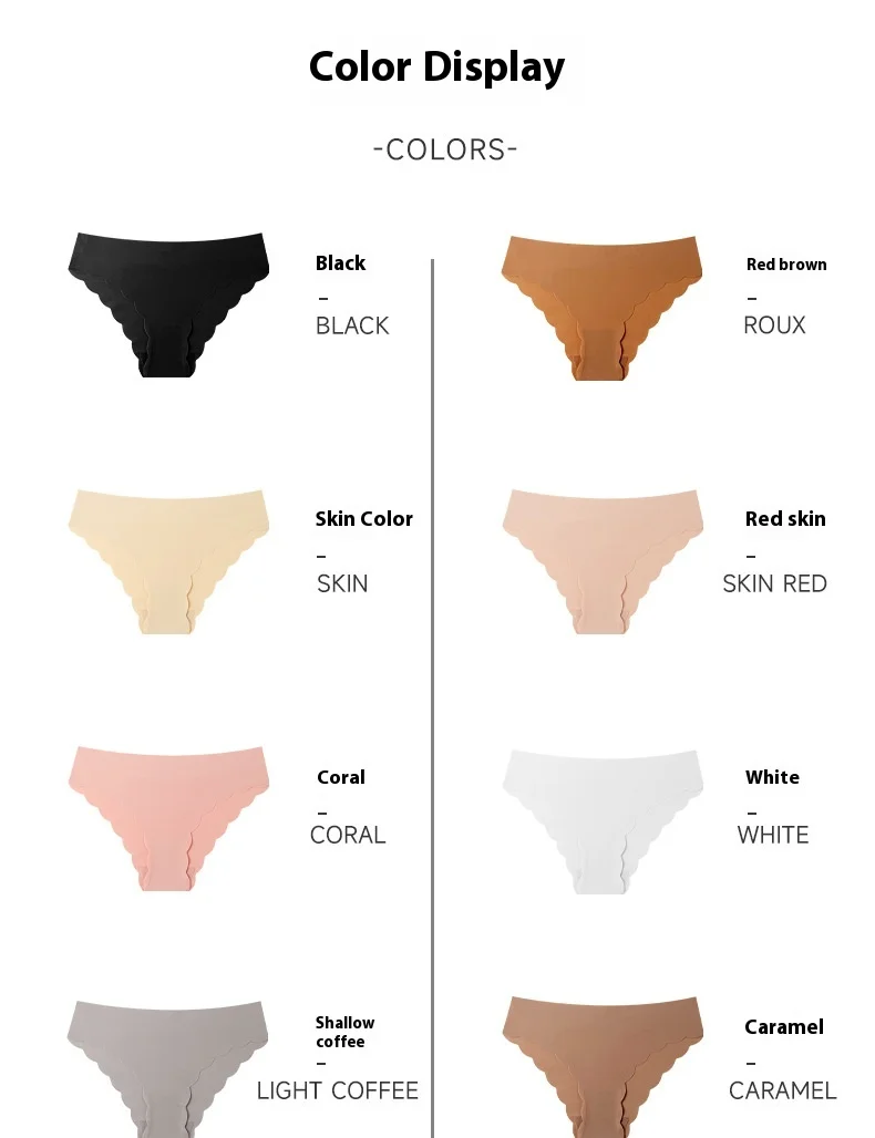 New Arrival Ice Silk Seamless Women's Panties Breathable and Antibacterial Ladies Panties Women's Underwear Custom OEM Supplier