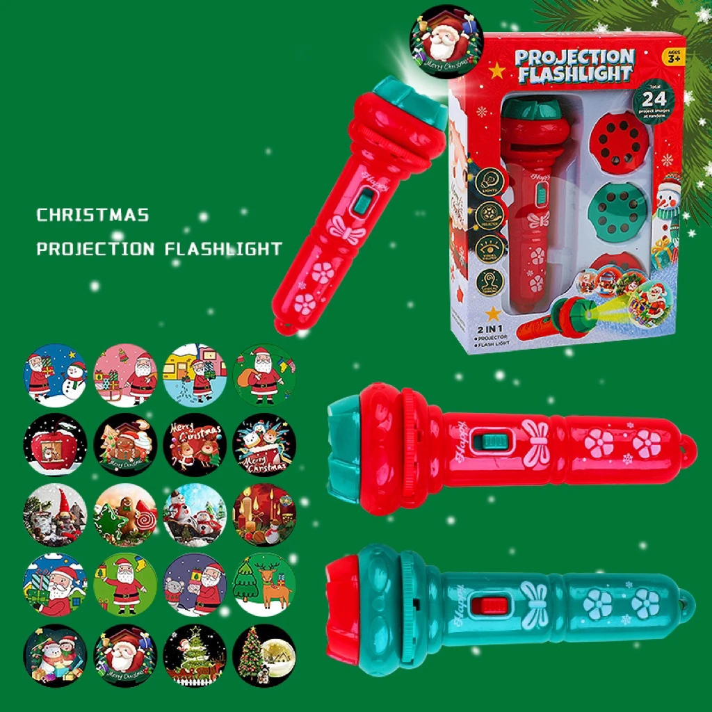 Wholesale Projection Flashlight Christmas Toy Fashion Christmas