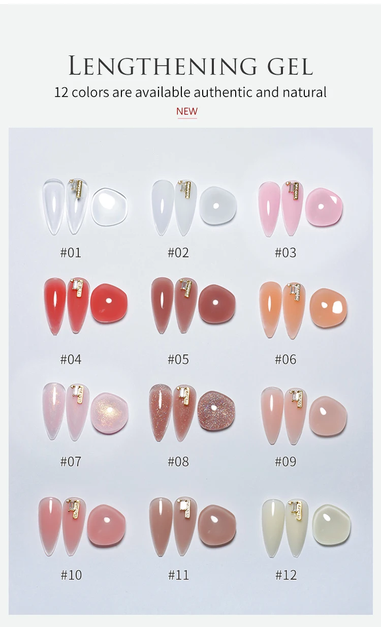 Vinimay resin soak off uv gel builder color custom logo private label hard gel  nail extension gel polish factory