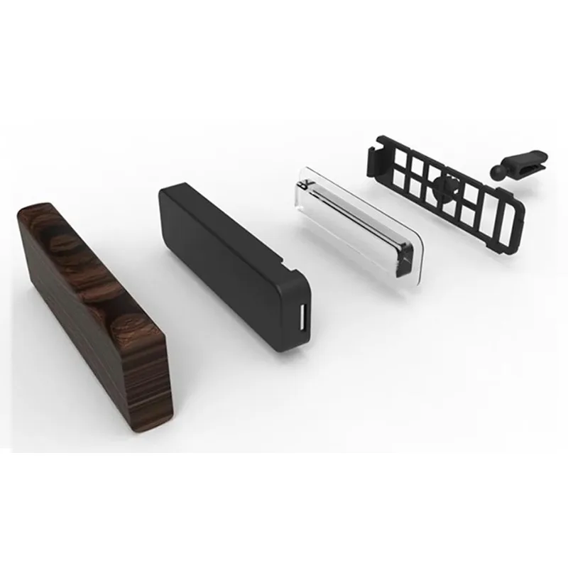 Refill Car Scent Diffuser Customize Air Vent Clip Fragrance Empty Car Perfume Wood Luxury Car Air Freshener