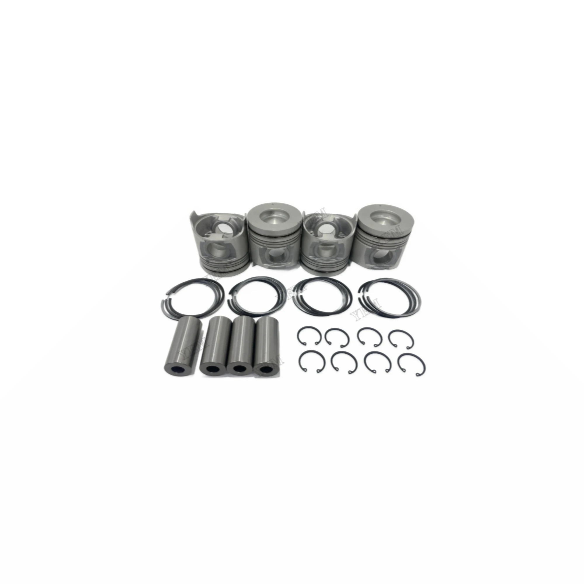 Cylinder Piston Kit With Piston Rings Compatible for Isuzu 4HK1 Engine Parts Manufacturer