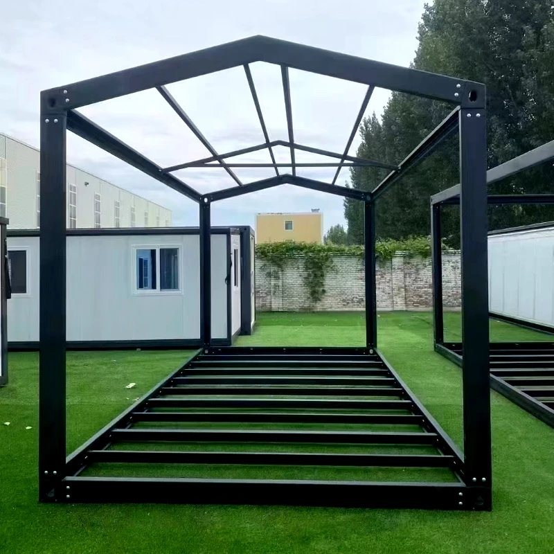 10ft 20ft 30ft Light Steel Frame Container House Prefab Modular Home Factory-Direct Prefabricated Container House Frame