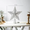 9.84in inch silver straight star