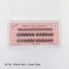 3 Line - SE 05-Black Hair-Clear Glue