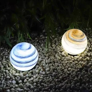 Luminous Printed Planet Colorful Led Orb Light for Event Party Decoration
