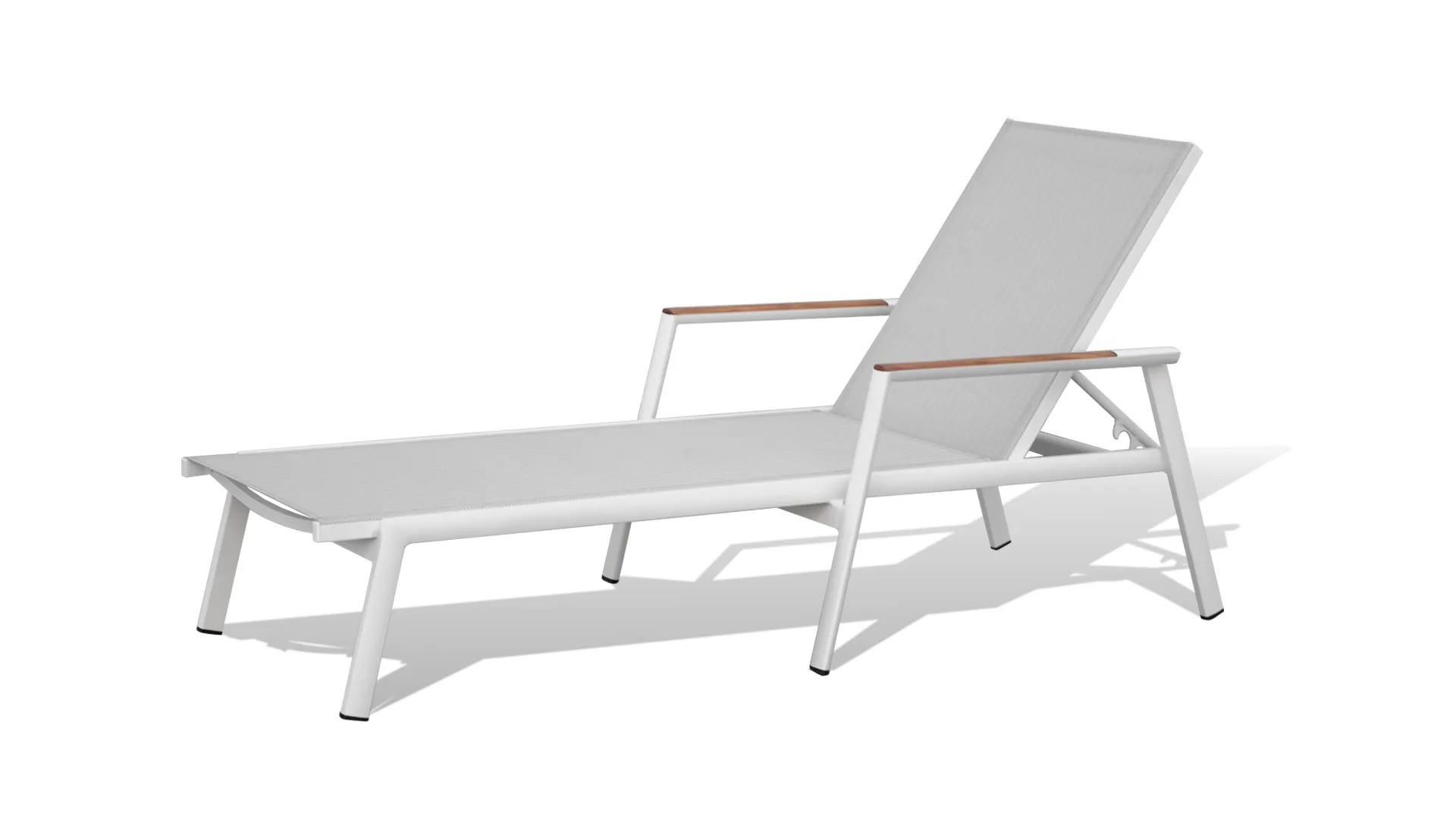 Modern Patio Outdoor Furniture Sun Lounger Bed All Weather Garden Hotel