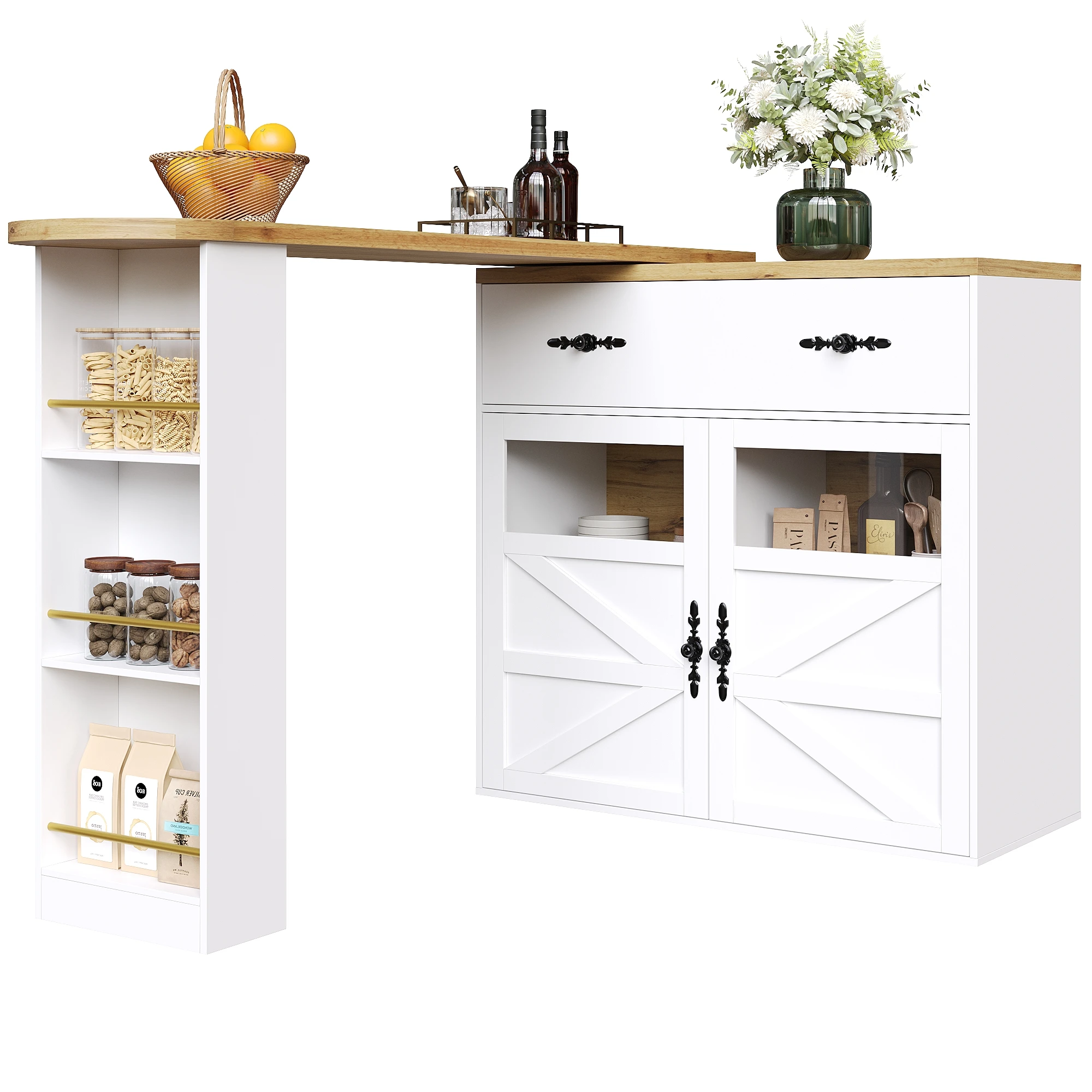 Table bar matériaux MDF premium avec embossage