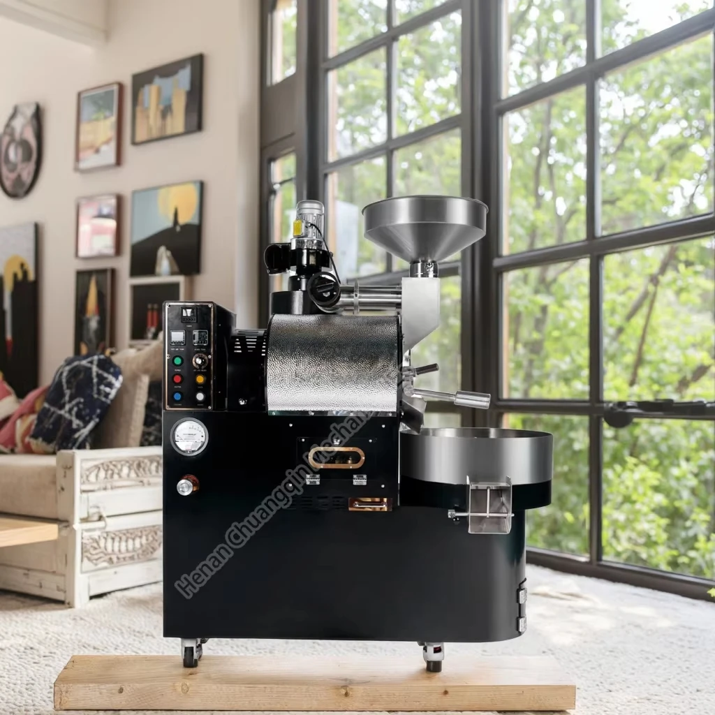 Coffee roaster wood fired 6kg coffee roasting machine antique