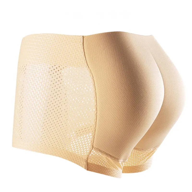 Men's Flat Butt Lift Underwear With Thick Sponge Butt Cushion Peach ...