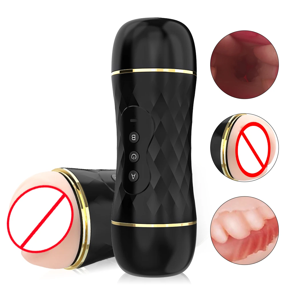 LENDGOGO Pocket Pussy - Lila Automatischer Vibrator 2-in-1 Oral mit Vagina  3D Grohandelslieferant Sexspielzeug-Hersteller