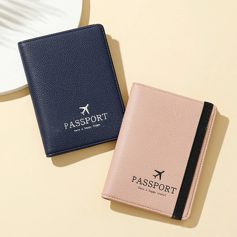 Pu Passport Holders Multifunction Leather Passport Holder Travel