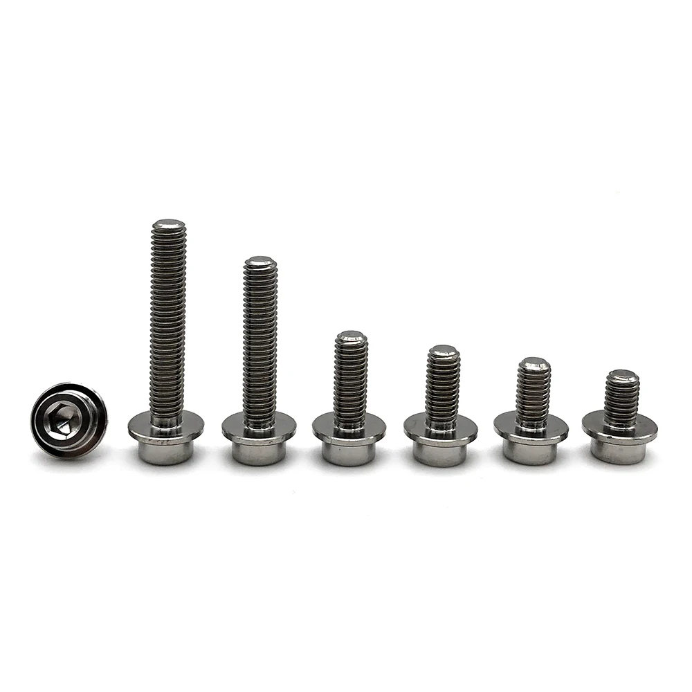 China al por mayor M3 M4 M5 M6 M8 M10 TA2 Tornillos de m&aacute;quina de titanio Cabeza hueca hexagonal Tornillo hexagonal de titanio fabricante