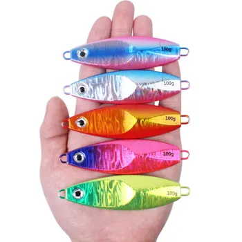 Guosong Metal Jigs 40/60/80/100g Double Hooks Jig Baited Jigs Lure – Metal Jig – view 3