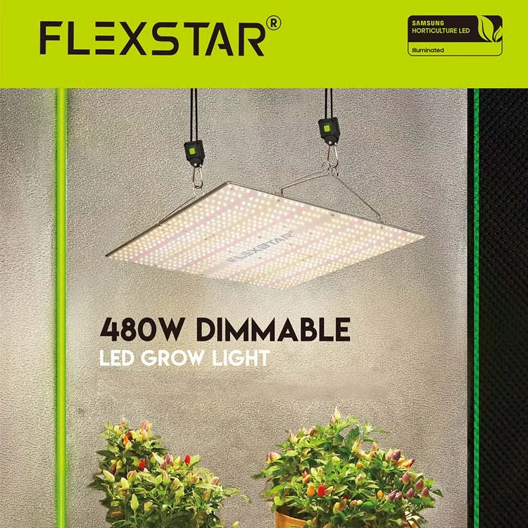 Sinowell Flexstar 480w Dimmable Led Grow Light Samsung Lm301b With Far ...