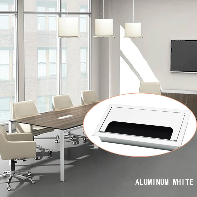 Cable Hole Cover Plastic Conference Table Cable Grommet Computer Desk Cable Grommet
