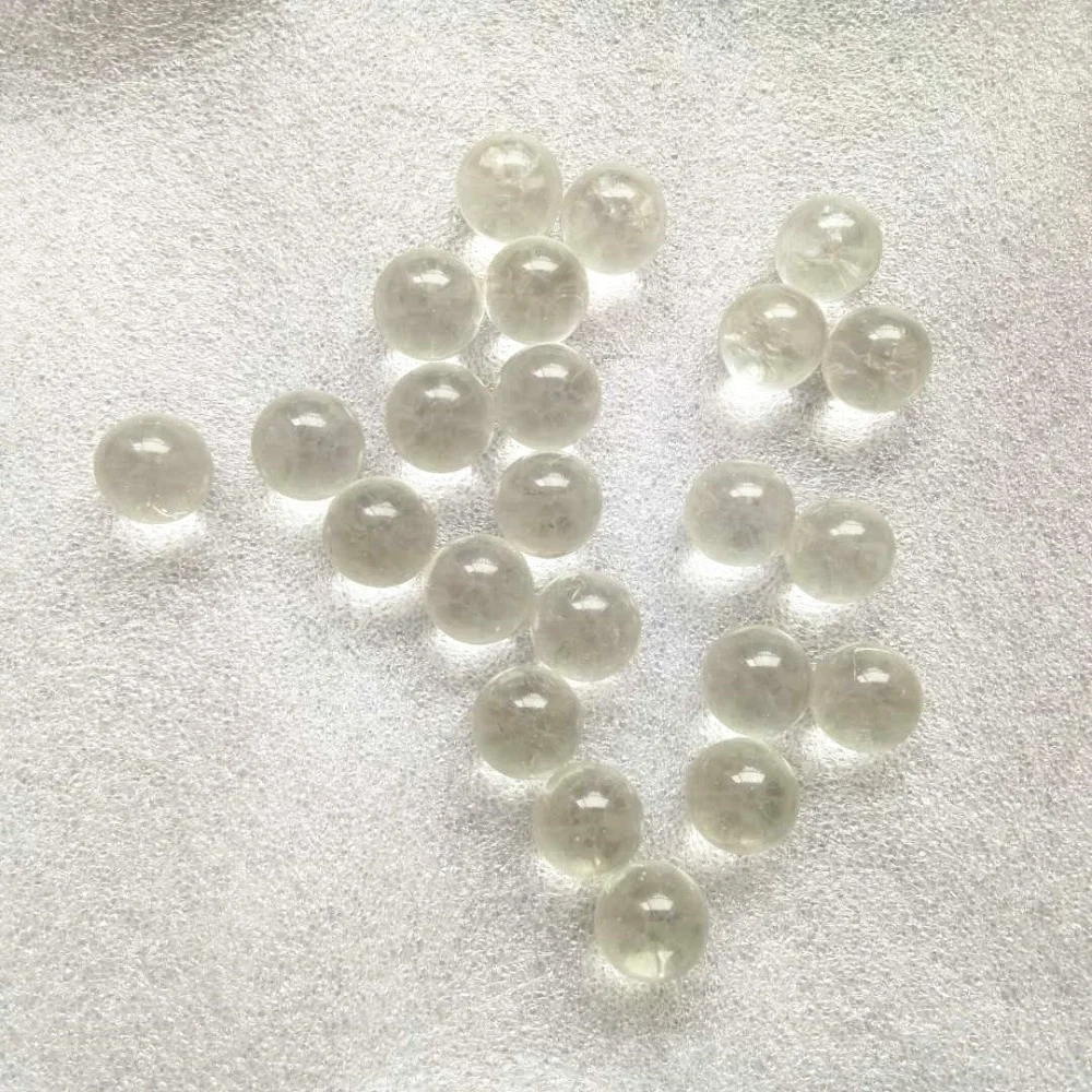 Оптовая Продажа Твердый стеклянный шар 10 мм 12 14 16 прозрачный мраморный