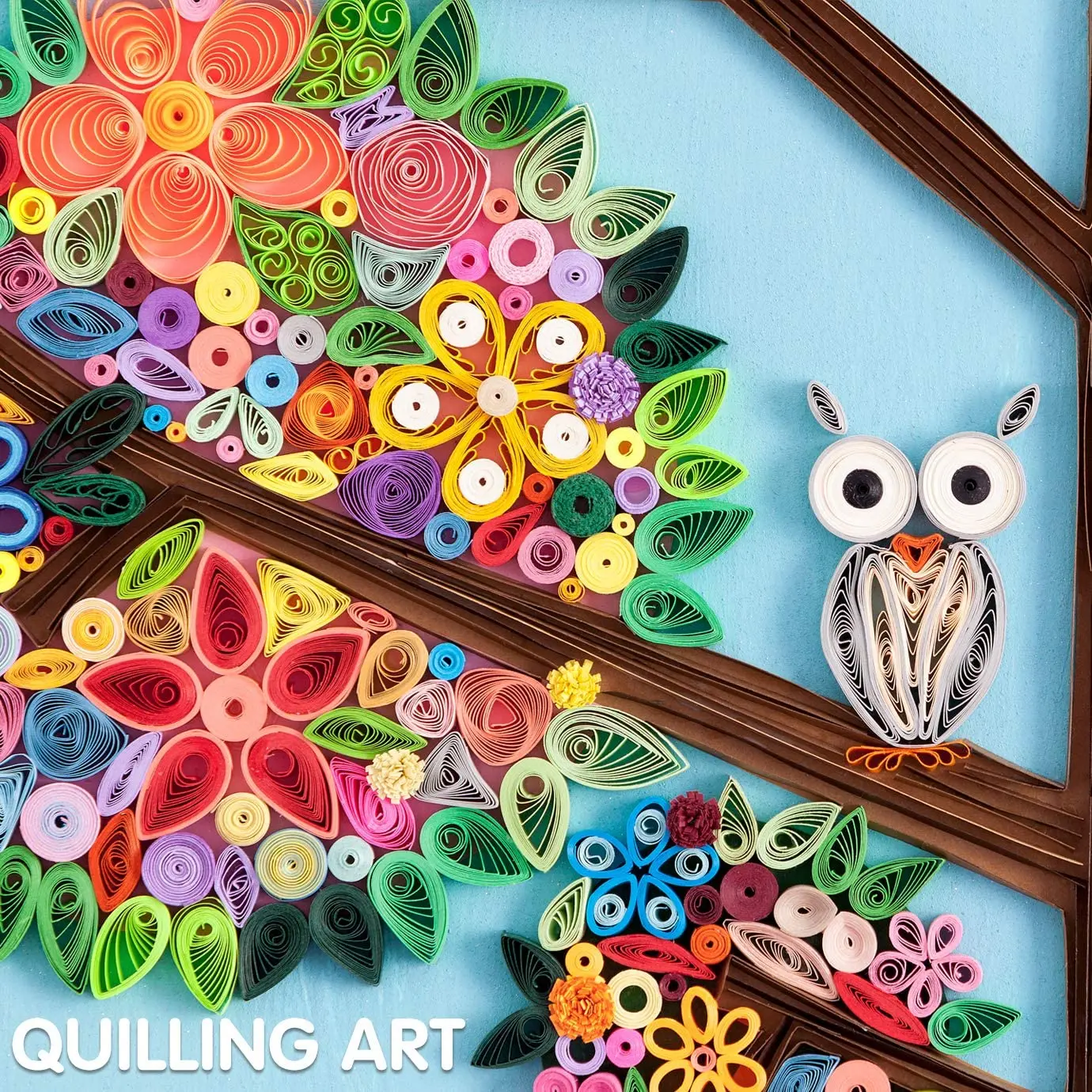 Kit Quilling WEBEEDY Per Principianti | 20 Biglietti Fai Da Te Con Istruzioni | Ideale Per Regali