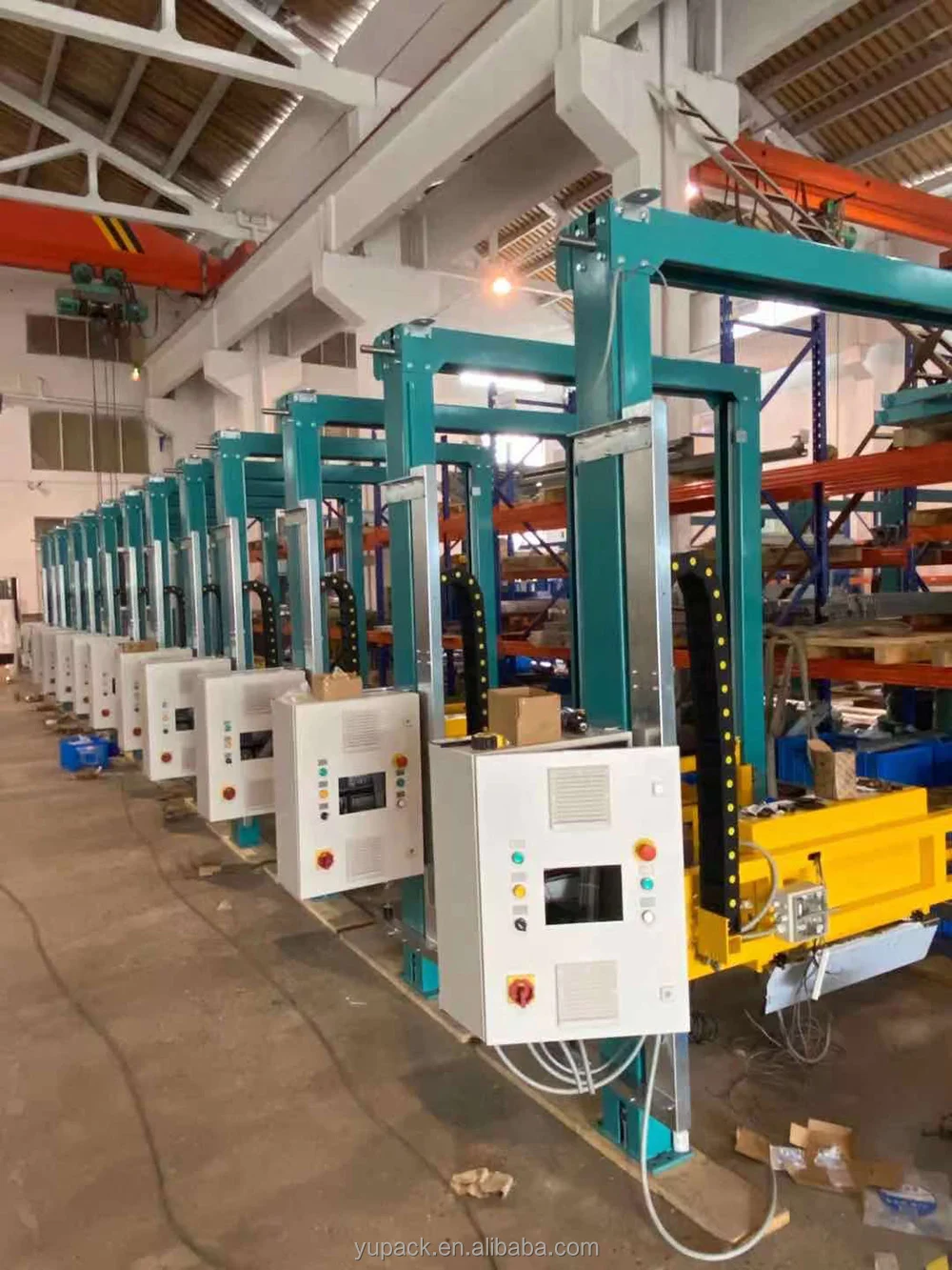 YUPACK High Performance Fully Auto Pallet Strapping Machine with PET