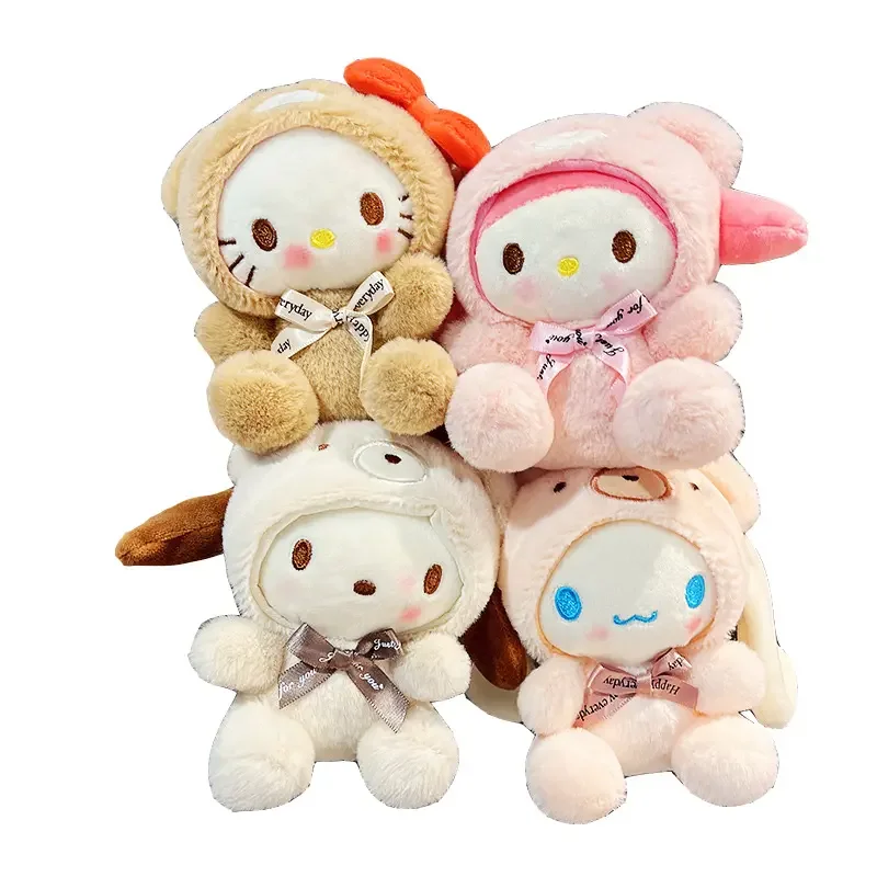 Kawaii Sanrio Plush Keychain Hello Kitty Kuromi