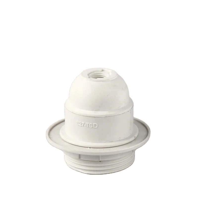 Light Bulb E27 Threaded Pet Lampholder With Lock Ring