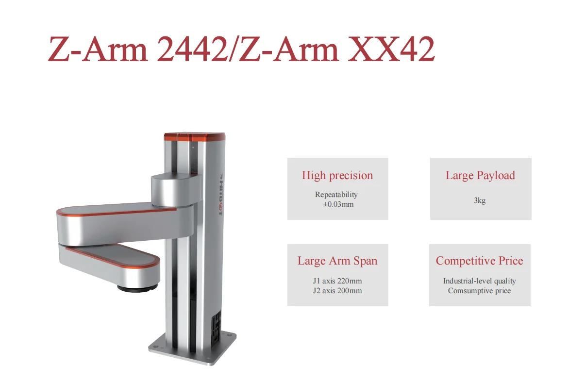 Scara Robot Arm Hitbot Zarm Collaborative Robots Industrial Pick