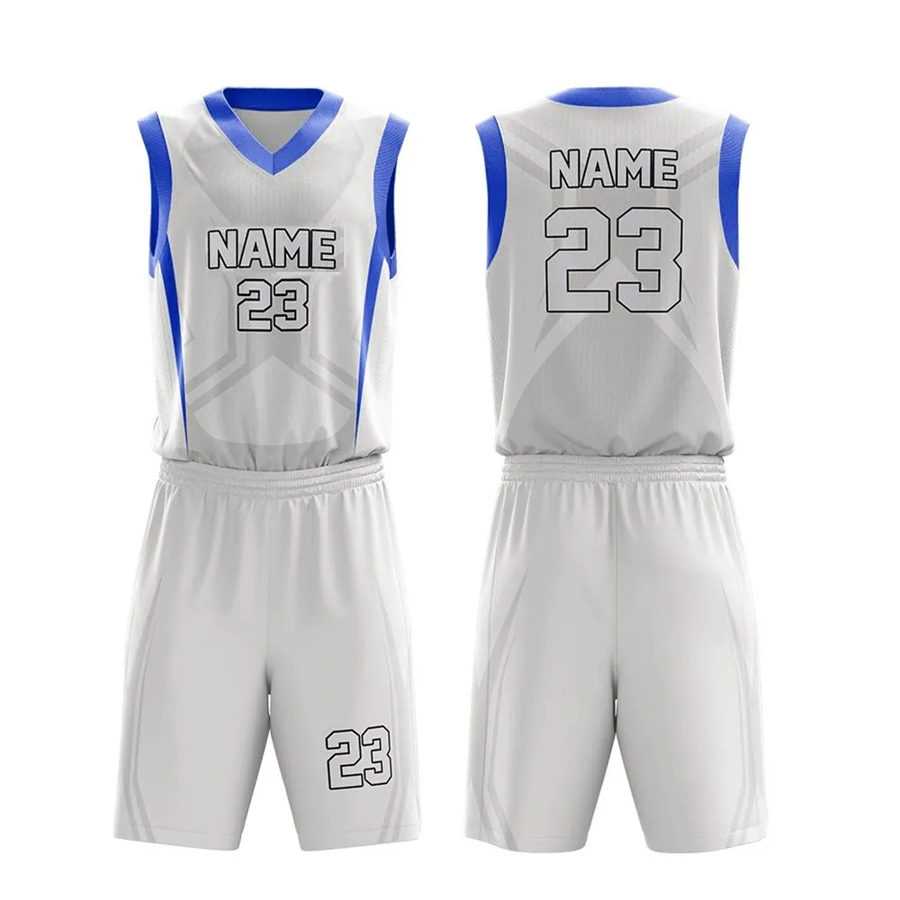 Source plain international basketball jersey white and black on m