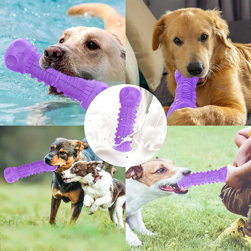 Dog Squeaky Toys Toughest Natural Rubber Dog Chew Toys For Aggressive
