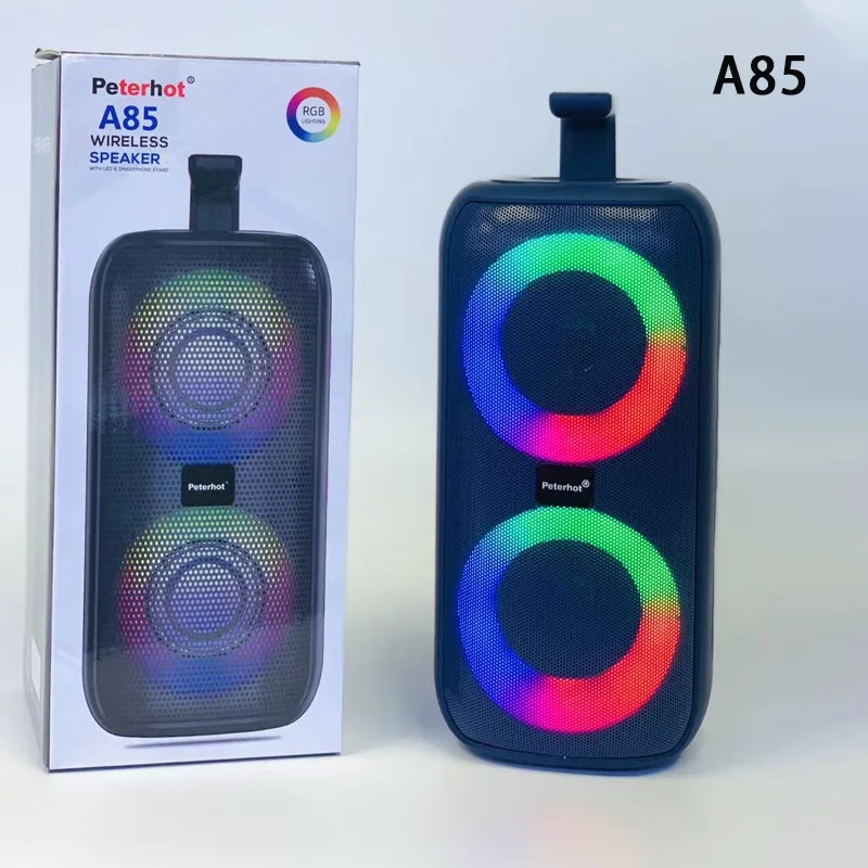 Portable 20 Watt RGB Bluetooth Speaker Perfect for Outdoor