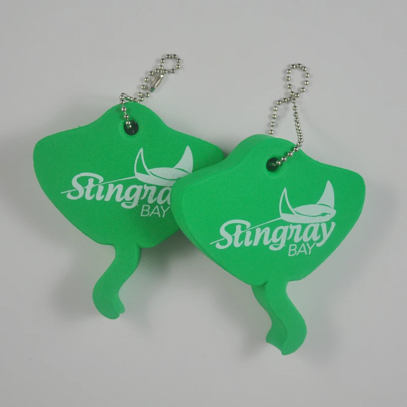 Custom Fashion Floating EVA Foam Keychain Sports Meet Gifts for Hotel Promotions with Custom Logo