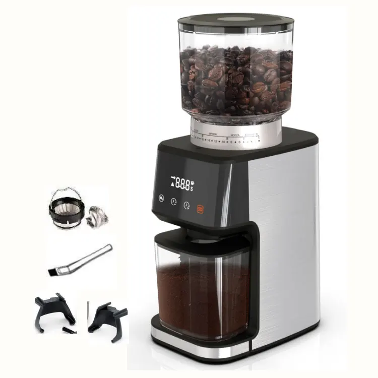 SHARDOR CG018 Conical Burr Coffee Grinder for Espresso,Touchscreen