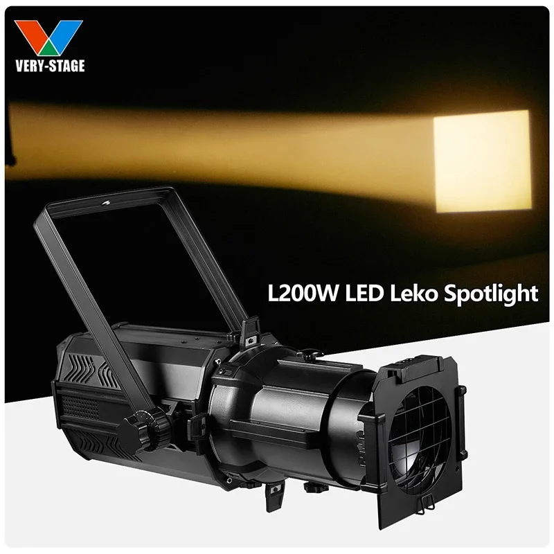 200w Led Ellipsoidal Light Professional Theater Stage Light Warm White Spot Light