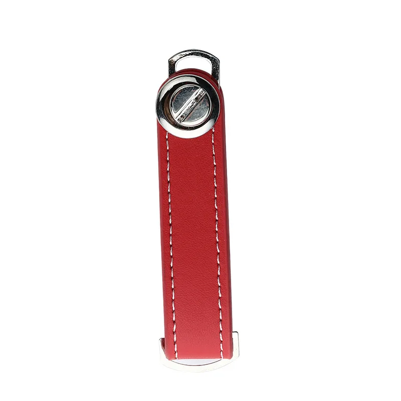 Multifunction Leather Key Organizer Holder With Smart Carabiner_voghion.com