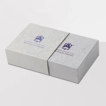 Custom White With Lid And Foam Insert Luxury Skincare Gift Box For Cosmetic Packaging