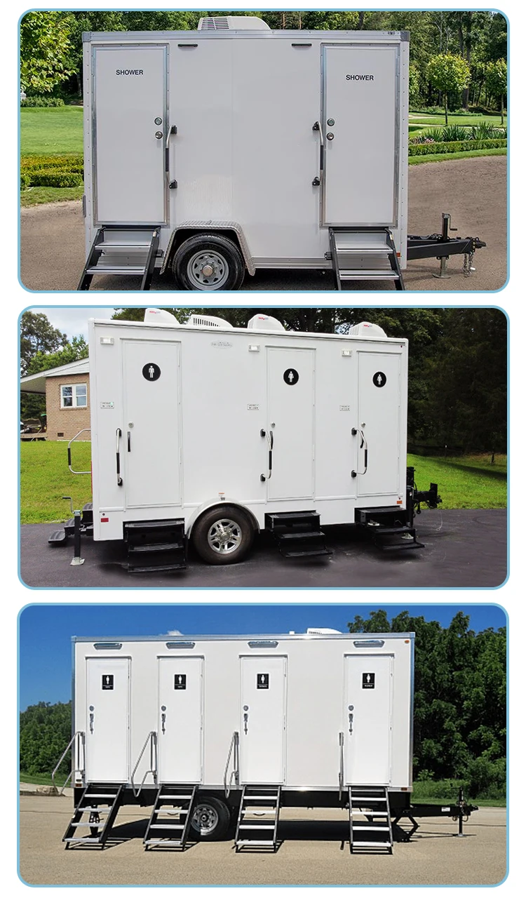 Mobile Portable Restroom Toilet Restroom Trailers Portable Toilet