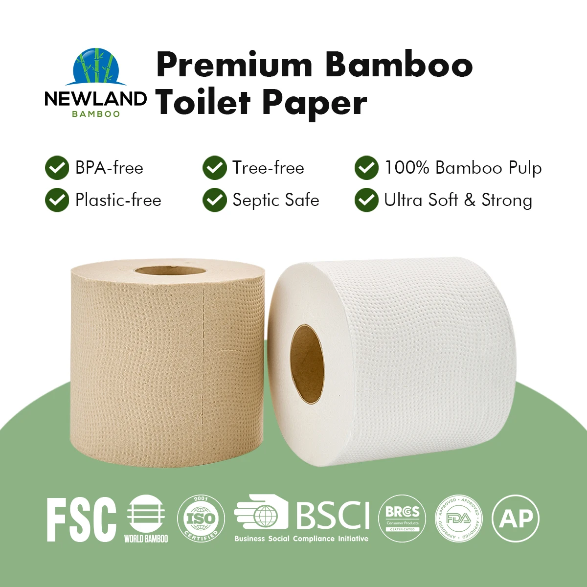 Grohandel Biologisch Abbaubares Bambus-Einweg-Toilettenpapier Weiches und  Umweltfreundliches Ungebleichtes Bambus-Toilettenpapier