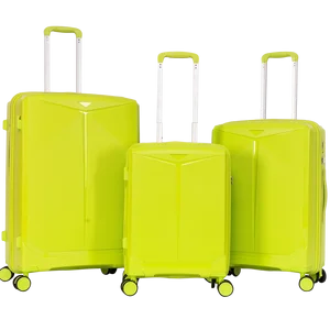 2026 Fashion 3pcs ABS Luggage Sets High Quality Suitcase