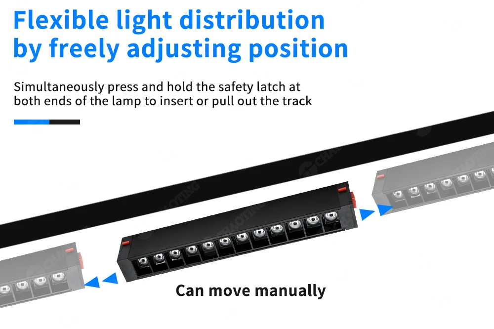 New Ceiling Rail Lighting Smart Dimmable Focus Spot Lamp Commercial System Track Lights Led Magnetic Linear 18W Grille Spotlight