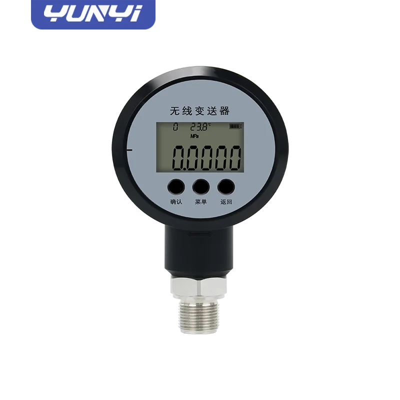 Yunyi IP65 Industrial IoT/4G/LoRaWAN Zigbee Pressure Gauge Digital Manometer Wireless Digital Pressure Gauge